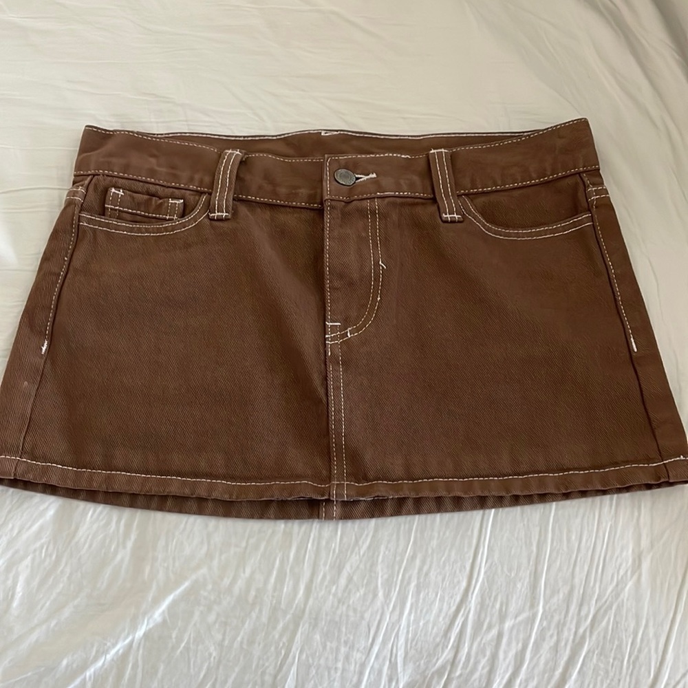 john galt/brandy melville cargo miniskirt